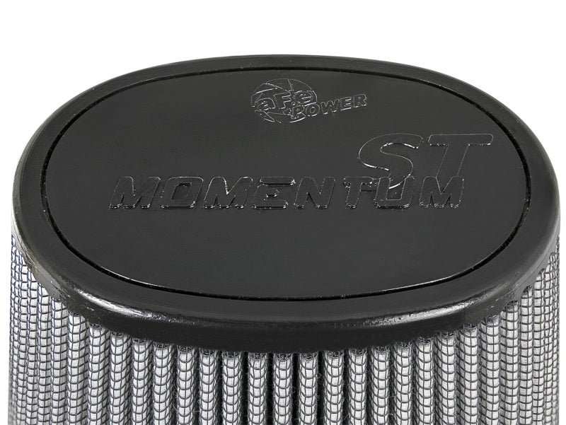 aFe Magnum FLOW Pro DRY S Universal Air Filter F-4in. / B-(8X6.5) MT2 / T-(5.25 X 3.75) / H-7.5in. - Burkken Auto Parts