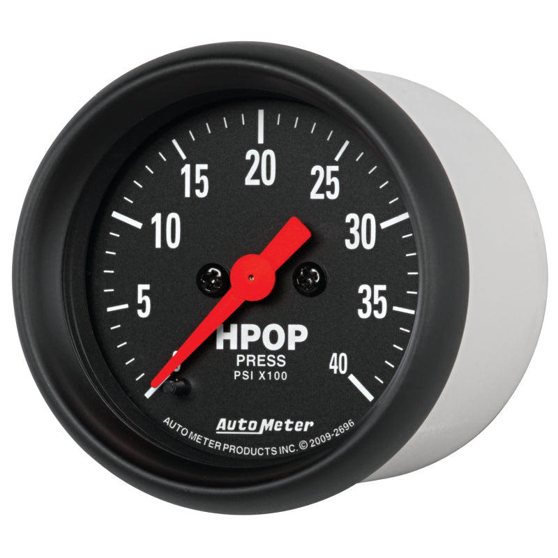Autometer Z Series 2-1/16in 4K PSI High Pressure Oil Pump Gauge w/ Digital Stepper Motor - Burkken Auto Parts