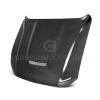 Anderson Composites 2018 Ford Mustang Type-GR Double Sided Carbon Fiber Hood - Burkken Auto Parts