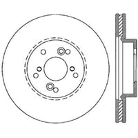 Stoptech 04-10 Acura TSX / 01-03 CL / 01-06 MDX / 05-10 Accord SEDAN Front Performance CRYO Rotor - Burkken Auto Parts