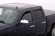 AVS 07-13 Chevy Silverado 1500 Ext. Cab Ventvisor Outside Mount Window Deflectors 4pc - Smoke - Burkken Auto Parts