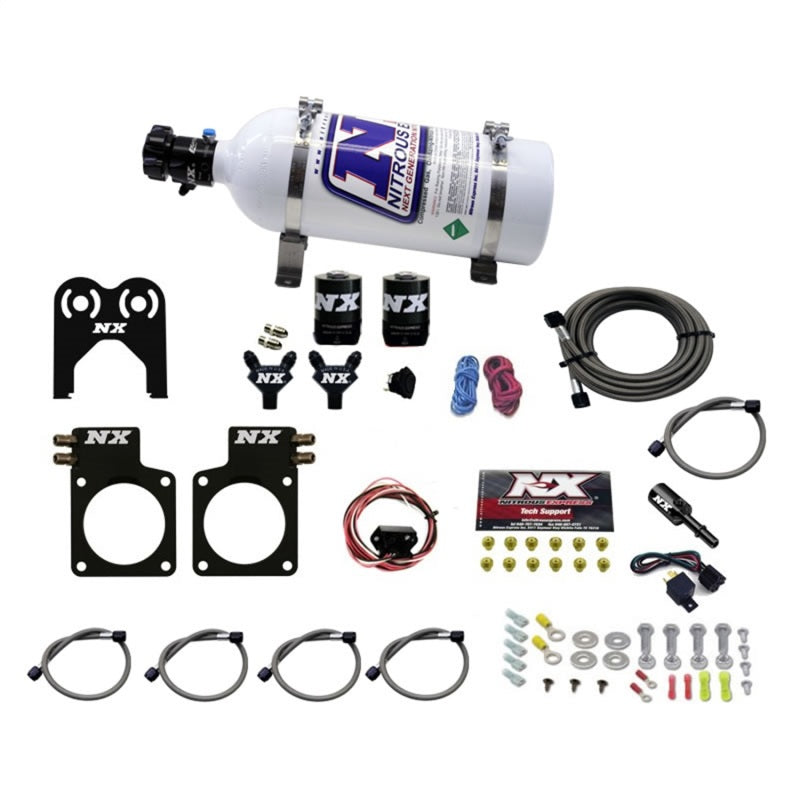 Nitrous Express Nissan GT-R Nitrous Plate Kit (35-300HP) w/5lb Bottle - Burkken Auto Parts