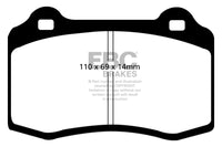 EBC 96-00 Lotus Esprit Turbo 2.0 Turbo GT3 Redstuff Front Brake Pads - Burkken Auto Parts