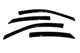 AVS 96-07 Ford Taurus Ventvisor Outside Mount Window Deflectors 4pc - Smoke - Burkken Auto Parts