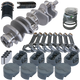 Eagle Ford 351W 4.000in Crank 6.250in I-Beam Rods -6.6cc Flat Top 4.060in Pistons Rotating Assembly - Burkken Auto Parts