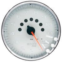Autometer Spek-Pro Gauge Tachometer 5in 11K Rpm W/Shift Light & Peak Mem Silver/Chrome - Burkken Auto Parts