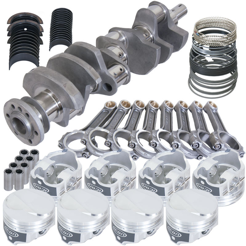 Eagle Chevy 454 4.000in Crank 6.135in I-Beam Rods 18cc Dome 4.320in Pistons Rotating Assembly - Burkken Auto Parts