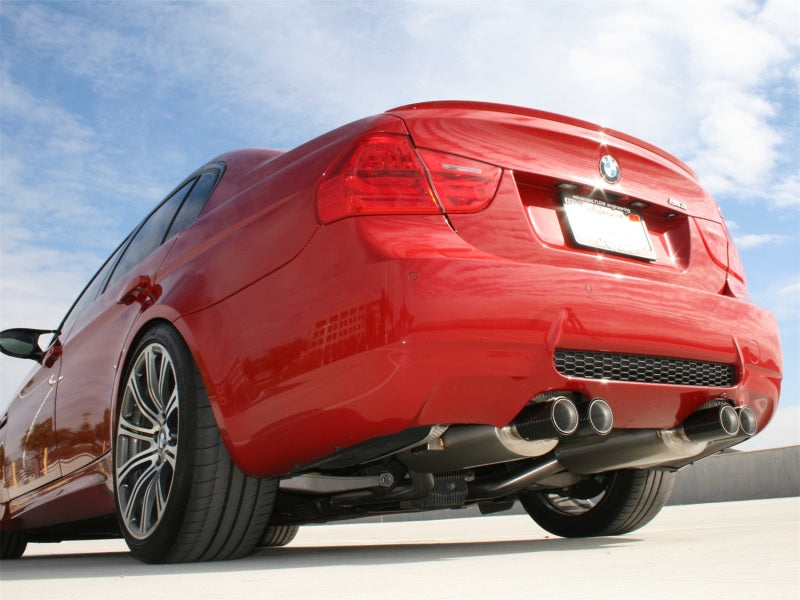 aFe MACHForce XP Exhaust Cat-Back 2.5in Dia Carbon Fiber Tips SS-304 08-13 BMW M3 (E90) V8 4.0L - Burkken Auto Parts