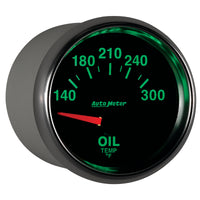 Autometer GS 52mm 140-300 Deg F Short Sweep Electronic Oil Temperature Gauge - Burkken Auto Parts