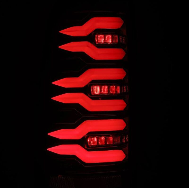 AlphaRex 99-06 Chevrolet Silverado Sierra LUXX-Series LED Tail Lights Alpha-Black - Burkken Auto Parts