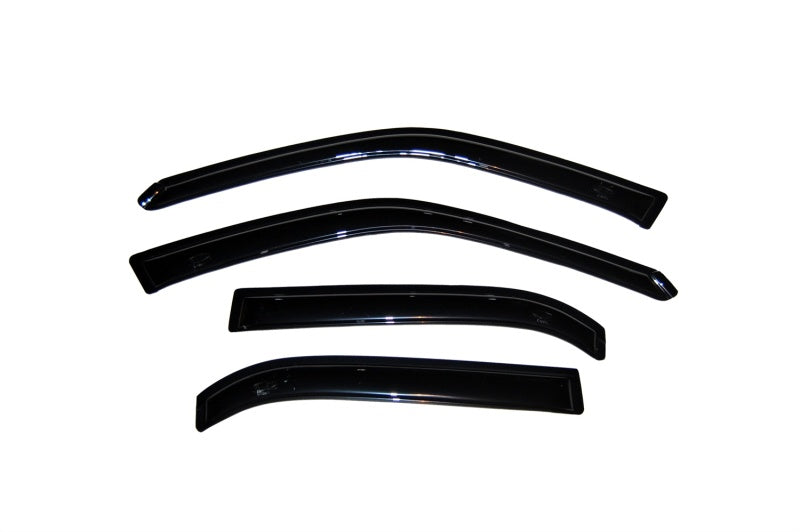 AVS 98-02 Chevy Prizm Ventvisor Outside Mount Window Deflectors 4pc - Smoke - Burkken Auto Parts