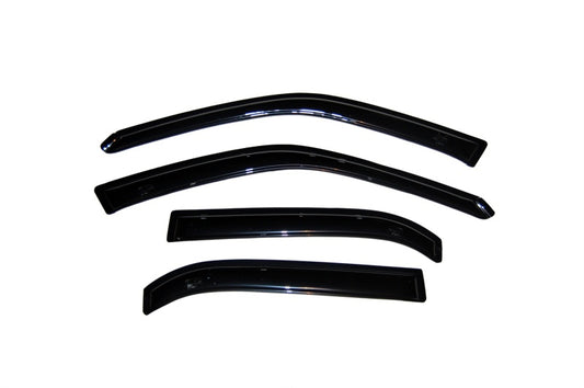 AVS 98-02 Chevy Prizm Ventvisor Outside Mount Window Deflectors 4pc - Smoke - Burkken Auto Parts