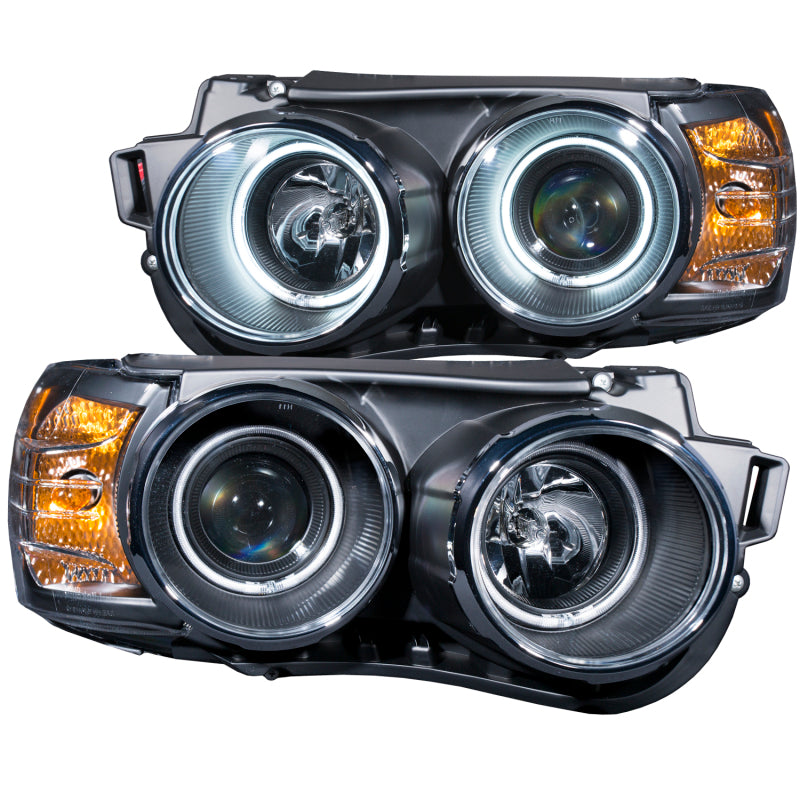 ANZO 2012-2015 Chevrolet Sonic Projector Headlights w/ Halo Black (CCFL) - Burkken Auto Parts