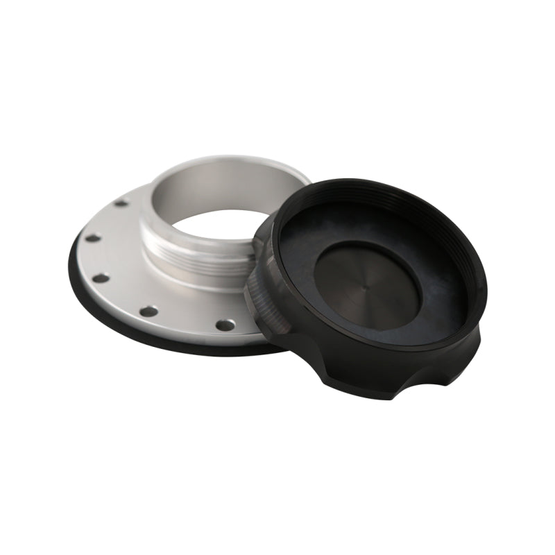 Aeromotive Fillcap - Screw-On - 3in - Flanged - 6-Bolt - Black - Burkken Auto Parts