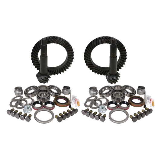 USA Standard Gear & Install Kit for Jeep JK Rubicon w/D44 Front & Rear in a 4.56 Ratio - Burkken Auto Parts