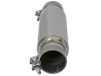 aFe MACH Force-Xp 409 SS Resonator 3in. Inlet/Outlet / 4in. Diameter / 12in. Body / 16in. Length - Burkken Auto Parts