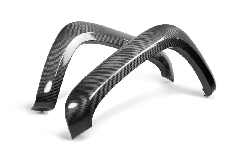 Anderson Composites 17-19 Chevy Colorado ZR2 Front Carbon Fiber Fender Flares (Pair) - Burkken Auto Parts