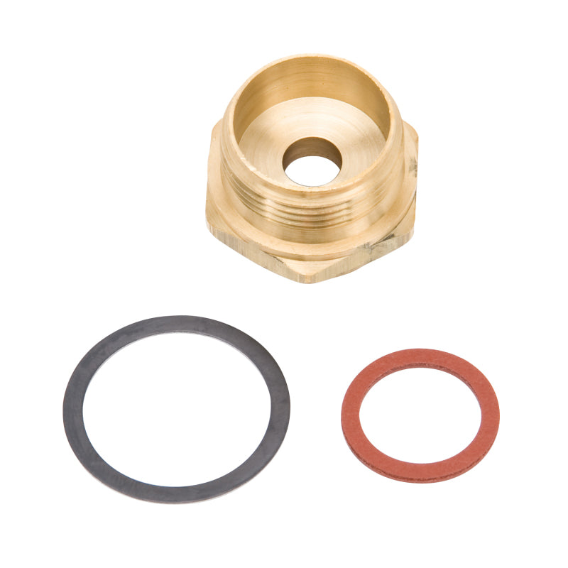 Edelbrock Fuel Bowl Inverted Flare Fitting Straight Male 7/8In-20 w/ Inverted 5/8In-18 Female Flare - Burkken Auto Parts