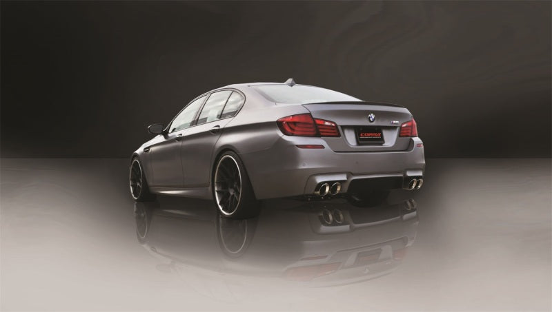 Corsa 2012-2017 BMW M5 F10 Polished Sport Axle-Back Exhaust - Burkken Auto Parts