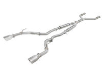 aFe POWER Takeda 2.5in 304 SS CB Exhaust w/ Polished Tips 17-19 Infiniti Q60 V6-3.0L (tt) - Burkken Auto Parts