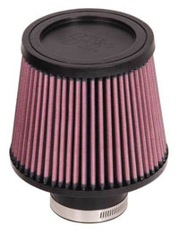 K&N Universal Rubber Filter-Round Tapered 2.5in Flange ID x 6in Base OD x 5in Top OD x 5in Height - Burkken Auto Parts