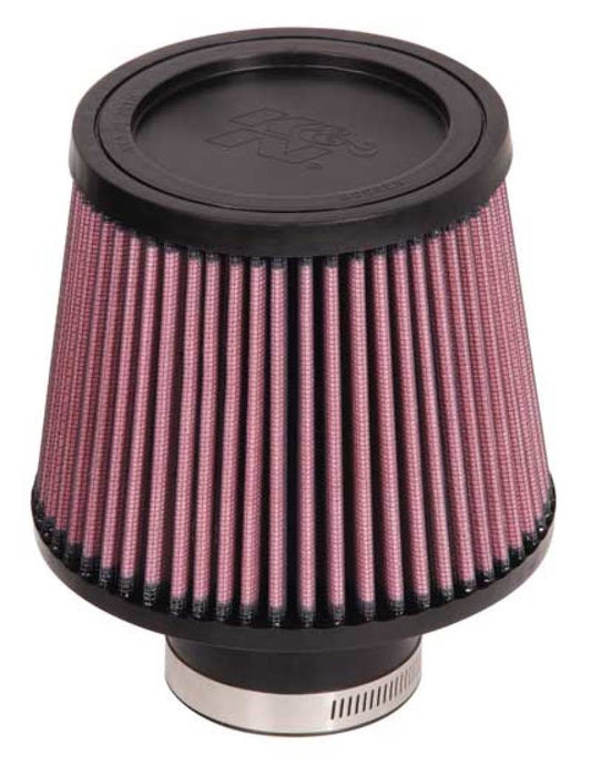 K&N Universal Rubber Filter-Round Tapered 2.5in Flange ID x 6in Base OD x 5in Top OD x 5in Height - Burkken Auto Parts