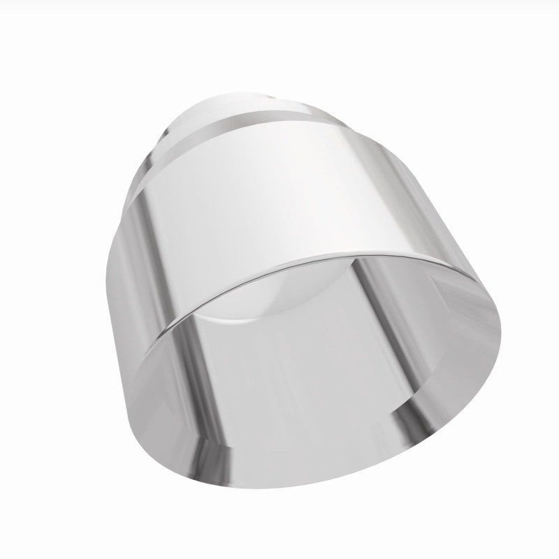 MagnaFlow Tip Stainless Double Wall Round Single Outlet Polished 4.5in DIA 2.5in Inlet 5.75in Length - Burkken Auto Parts