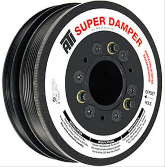 ATI Damper - 5.67in - Alum - 6/4 Grv - 25 Percent UD - LS1/LS2 - F & V Body - 10 Per UD A/C - 1Pc - Burkken Auto Parts