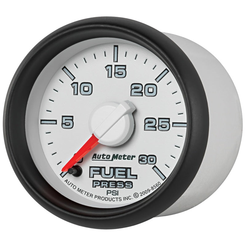 Autometer Factory Match 52.4mm Full Sweep Electronic 0-30 PSI Fuel Pressure Gauge - Burkken Auto Parts
