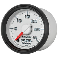 Autometer Factory Match 52.4mm Full Sweep Electronic 0-30 PSI Fuel Pressure Gauge - Burkken Auto Parts