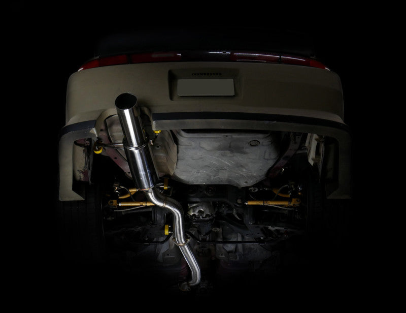 ISR Performance Series II - GT Single Exhaust System - Non Resonated - 95-98 Nissan 240sx (S14) - Burkken Auto Parts