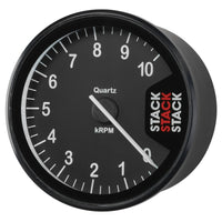 Autometer Stack Clubman Tachometer 80mm 0-10K RPM - Black - Burkken Auto Parts
