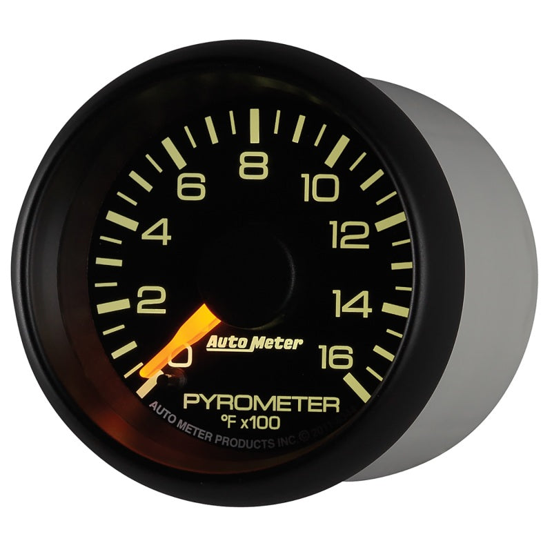 Autometer Factory Match GM 2-1/16in 1600 Degree Electric Pyrometer (EGT) Gauge - Burkken Auto Parts