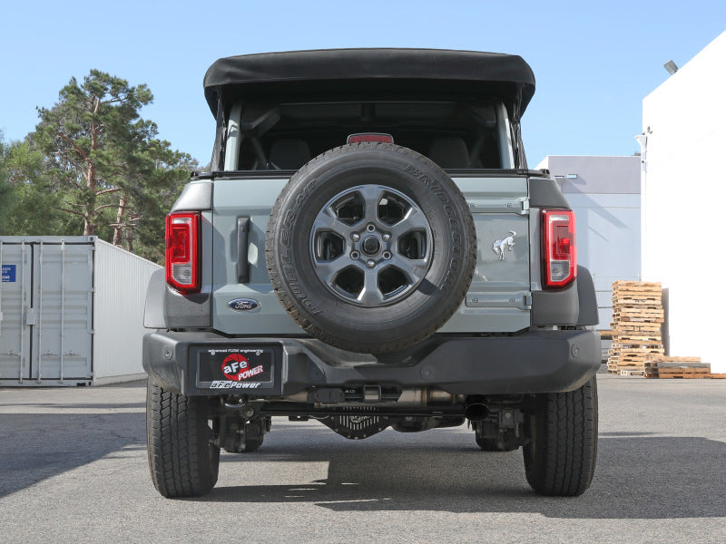 aFe Apollo GT 3in 409 SS Cat-Back Exhaust 2021 Ford Bronco L4-2.3L (t)/V6-2.7L (tt) w/ Black Tip - Burkken Auto Parts