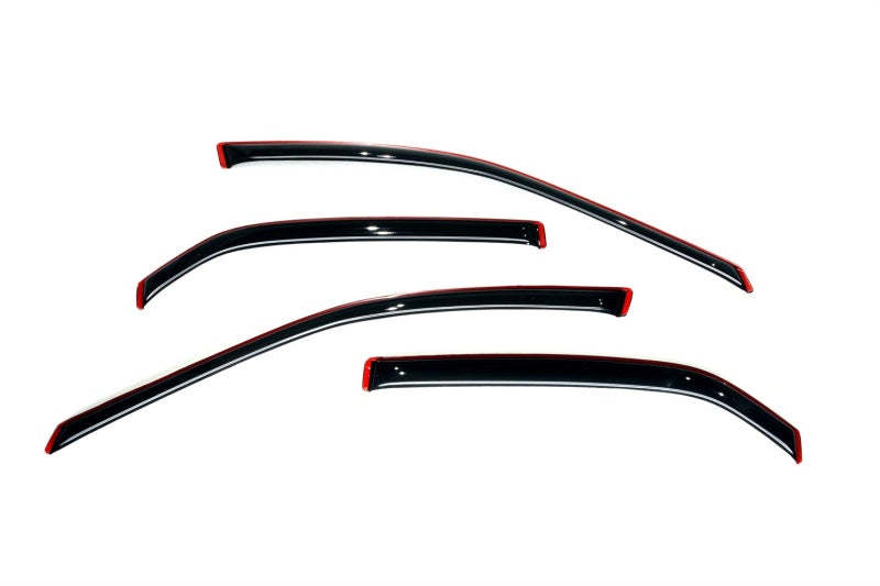 AVS 98-02 Honda Accord Ventvisor In-Channel Front & Rear Window Deflectors 4pc - Smoke - Burkken Auto Parts