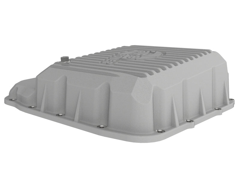 aFe Transmission Pan Raw w/ Machined Fins 13-19 Dodge Diesel Trucks L6-6.7L (td) - Burkken Auto Parts