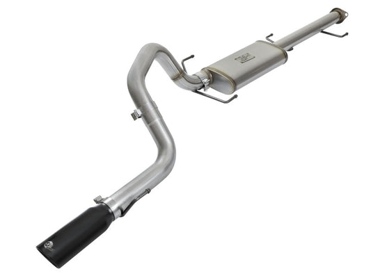 aFe MACH Force Xp 3in SS Cat-Back Single Rear Exit Exhaust w/Black Tips 07-14 Toyota FJ Cruiser - Burkken Auto Parts