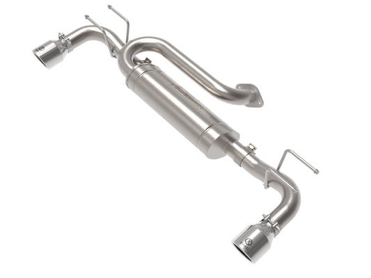 aFe 19-22 Mazda 3 L4 2.5L Takeda 3in to 2-1/2in 304 Stainless Steel Axle-Back Exhaust w/Polished Tip - Burkken Auto Parts