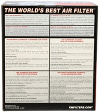 K&N Filter Universal Rubber Filter 4in Flg 6 17/32in OD 8 21/32in H - Burkken Auto Parts