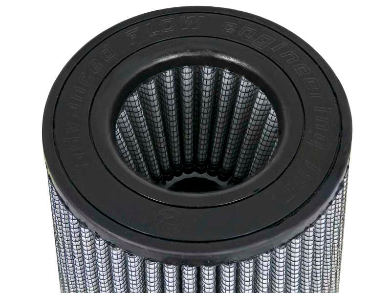 aFe Magnum FLOW Pro DRY S Air Filter 3-1/2in F x 6in B x 4-1/2in T (Inverted) x 9in H - Burkken Auto Parts