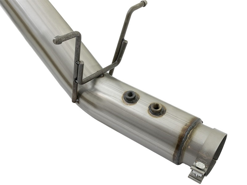 aFe ATLAS 5in DPF-Back Aluminized Steel Exhaust System GM Diesel Trucks 2017 V8 6.6L (td) L5P - Burkken Auto Parts
