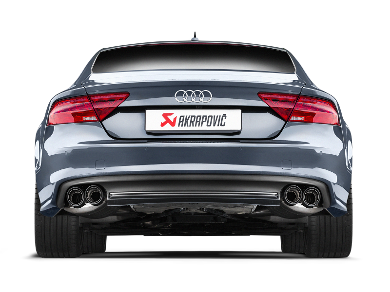 Akrapovic 13-17 Audi S6 Avant/Limousine (C7) Evolution Line Cat Back (Titanium) w/ Carbon Tips - Burkken Auto Parts