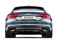 Akrapovic 13-17 Audi S6 Avant/Limousine (C7) Evolution Line Cat Back (Titanium) w/ Carbon Tips - Burkken Auto Parts