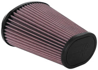 K&N Universal Clamp-On Air Filter 2.844x4.813in Flg ID x 6.5x4.75in B OD x 4.5x3.25in T OD x 7.5in H - Burkken Auto Parts