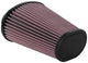 K&N Universal Clamp-On Air Filter 2.844x4.813in Flg ID x 6.5x4.75in B OD x 4.5x3.25in T OD x 7.5in H - Burkken Auto Parts