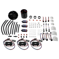 DeatschWerks 09-24 Nissan GT-R R35 X3 Triple Pump Module w/ Triple DW810 Pumps and Controllers