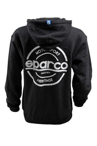 Sparco Sweatshirt Hooded S-Seal Blk Xlrg