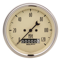Autometer Antique Beige 5 Piece Kit 3-3/8in & 2-1/16 Elec. Speedometer Gauges - Burkken Auto Parts