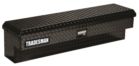 Tradesman Aluminum Side Bin Truck Tool Box (48in.) - Black - Burkken Auto Parts