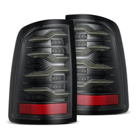 AlphaRex 09-18 Dodge Ram Luxx-Series LED Tail Lights Alpha-Black w/ Activation Light & Seq. Signal - Burkken Auto Parts